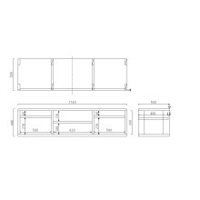 他の写真1: オーディオラックTS3R380-T30(W1740)　テレビ台