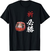 必勝　達磨　だるま　ねじり鉢巻き 選挙　応援 Tシャツ