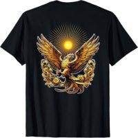 金鵄 霊鳥　神鳥　日本　日本神話　大和魂　バックプリント Tシャツ