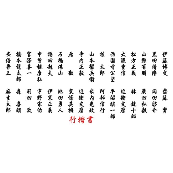 画像4:  デザイン表札　ネームプレート　２色　桜　行楷書　