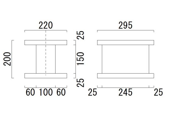 画像1: 卓上用スピーカースタンド B-W220-D295-PS　幅220奥行295高さ200以内 (1)