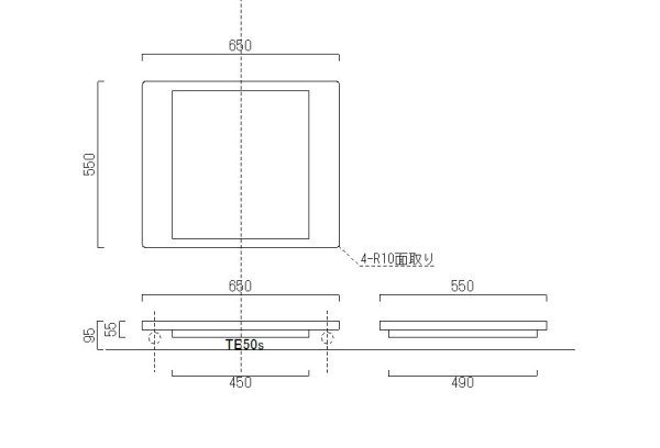 画像1: スピーカー用キャスターボード　650-550-P30　TE50ｓ　耐荷重240キロ（静止時）ペア価格 (1)